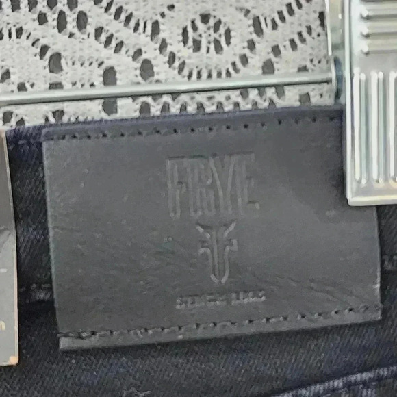 NWT FRYE Marissa high rise distressed black skinny jeans women's 25 - Picture 7 of 8